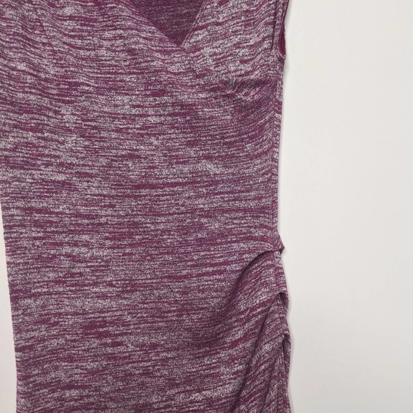 ARITZIA WILFRED FREE • Purple Marled Izidora Faux Wrap Dress Sz Small - Picture 3 of 8